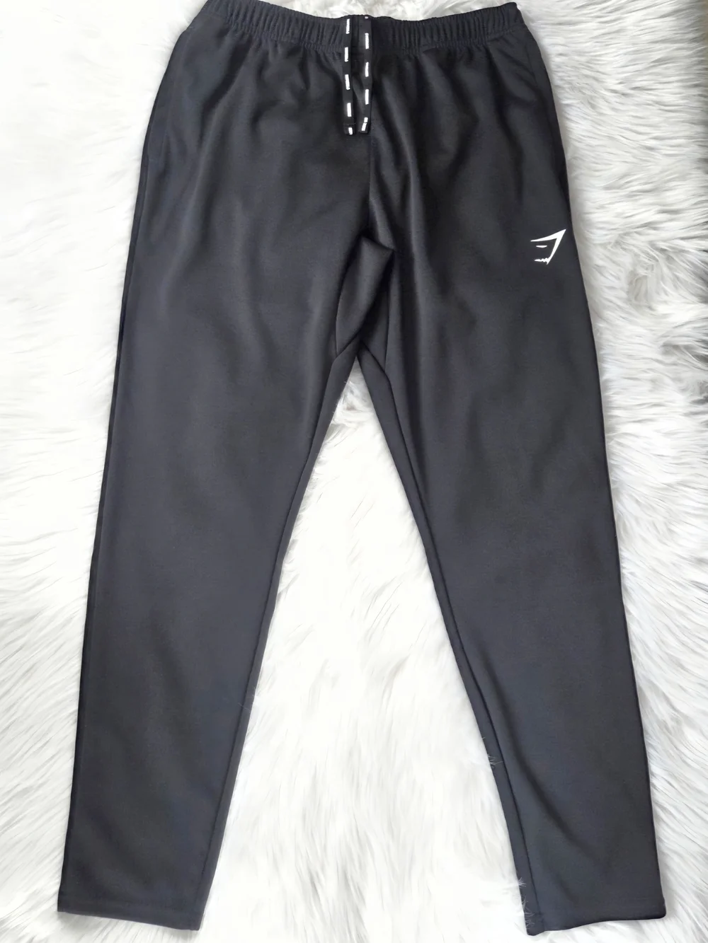 GYMSHARK Mens Sweatpants Joggers Black Size M